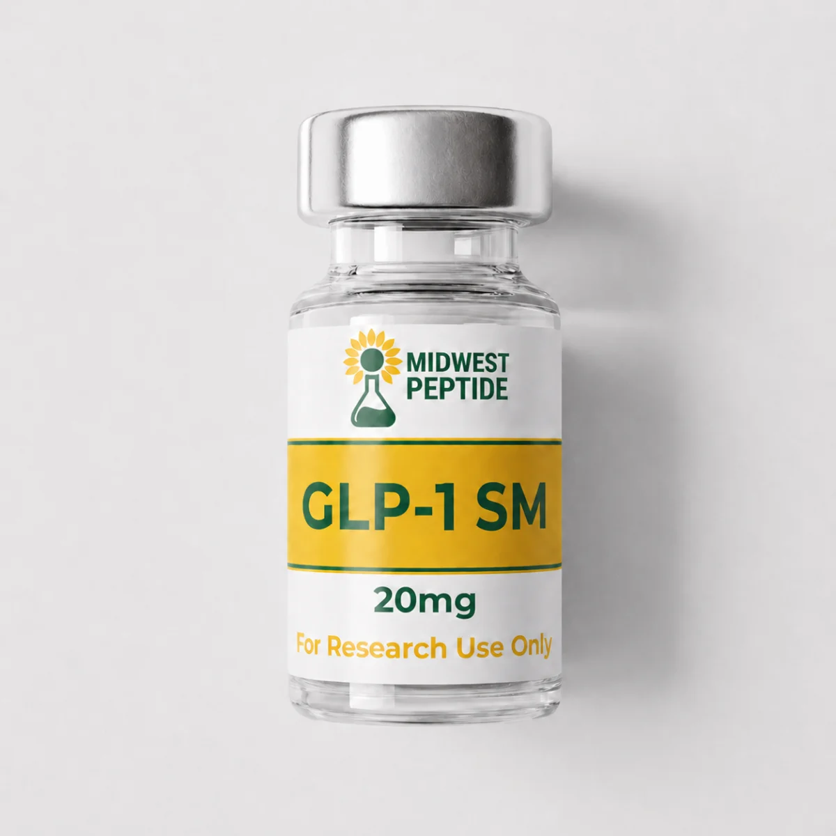 GLP-1 SM (Semaglutide) 20mg Research Peptide | Midwest Peptide GLP-1 SM (Semaglutide) 20mg Research Peptide | Midwest Peptide