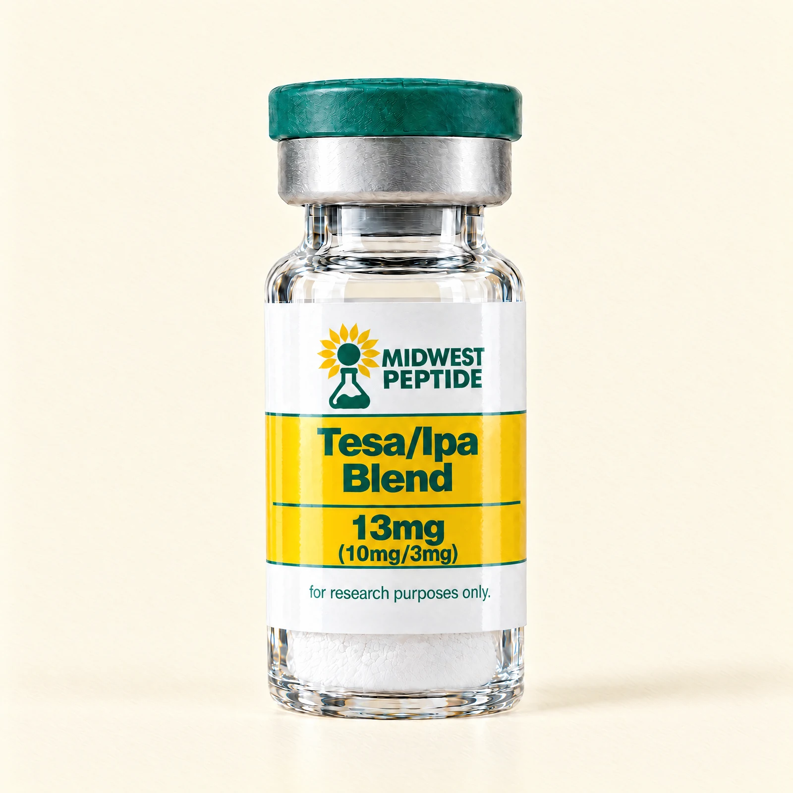 Tesamorelin + Ipamorelin Blend 10mg Research Peptide