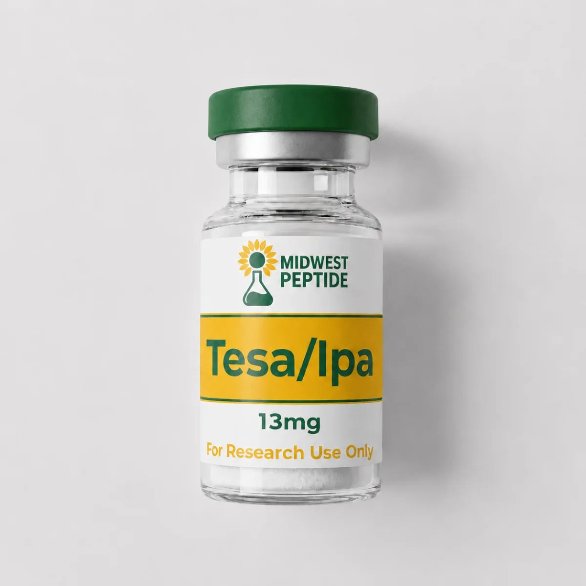Midwest Peptide Tesamorelin + Ipamorelin Blend product vial